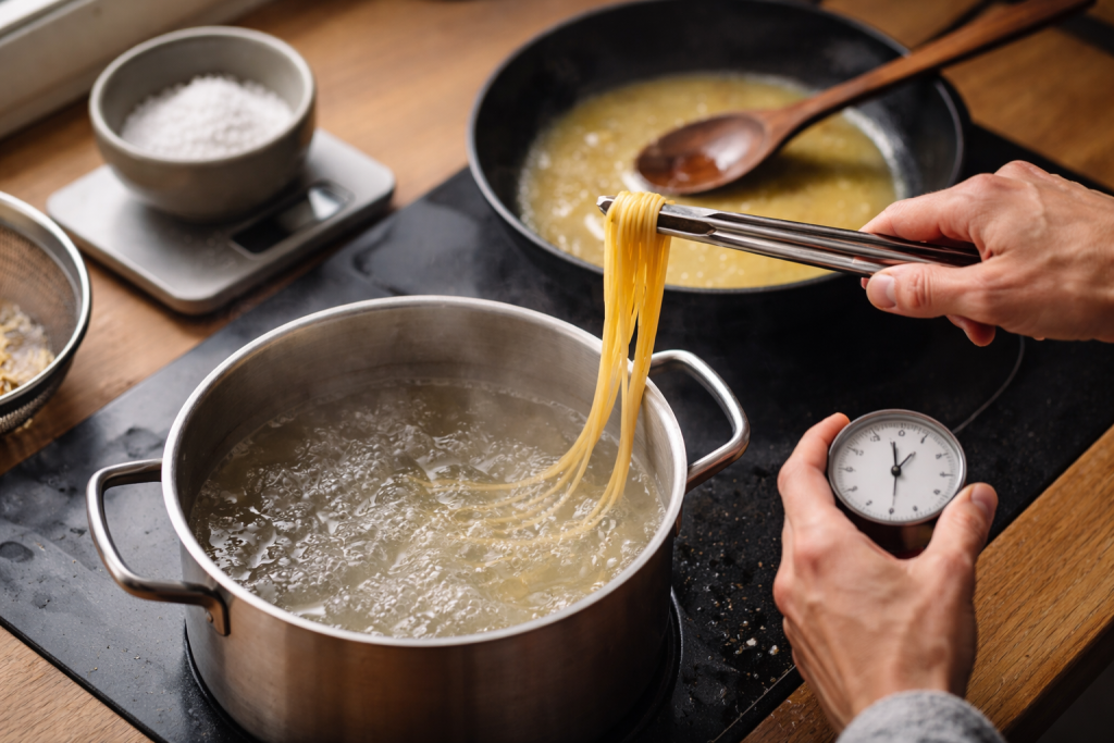 Al dente på autopilot: mit lille system til salt, vand, timing og pastavand