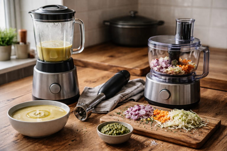 Blender eller foodprocessor? Vælg efter tekstur (og slip for den forkerte maskine i skabet)