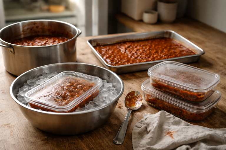 Køl dine rester ned uden stress: tjeklisten der holder både smag og mave i ro