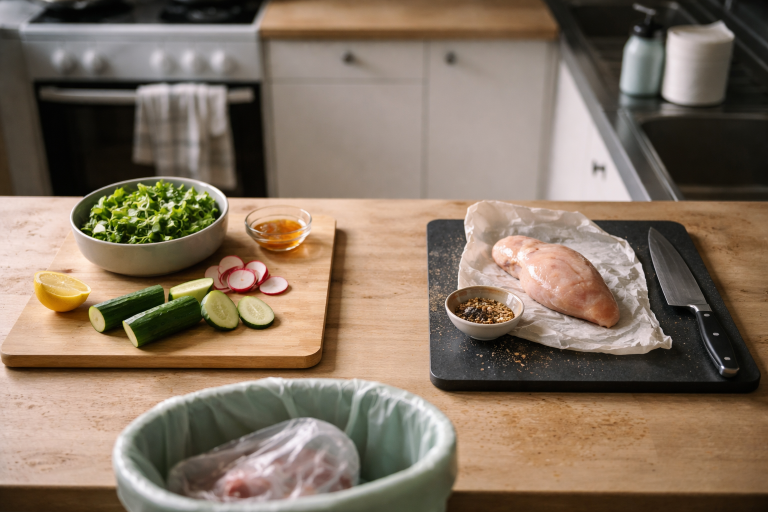 Råt kød uden panik: mit lille workflow mod krydskontaminering i hverdagskøkkenet