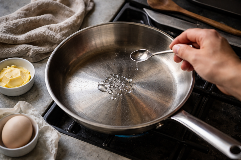 Stålpanden der driller: Min lille protokol mod fastbrændt kød og æg