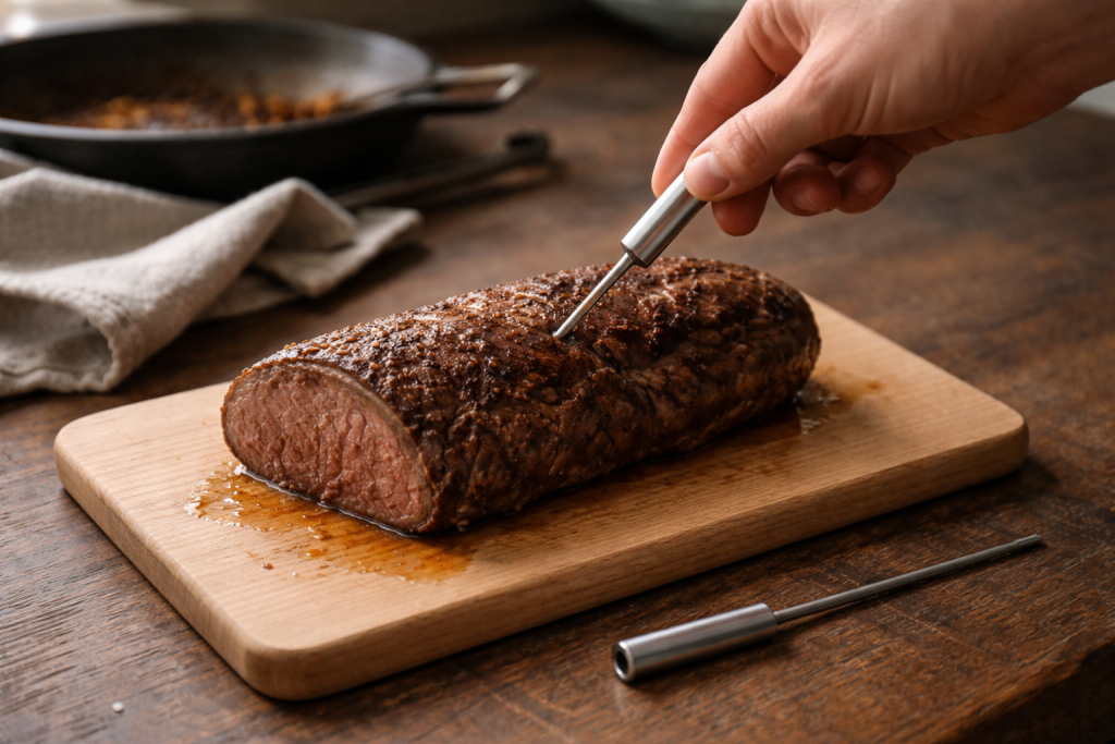 Stegetermometeret der redder aftensmaden: stik rigtigt, mål i rette øjeblik og ram saftigheden