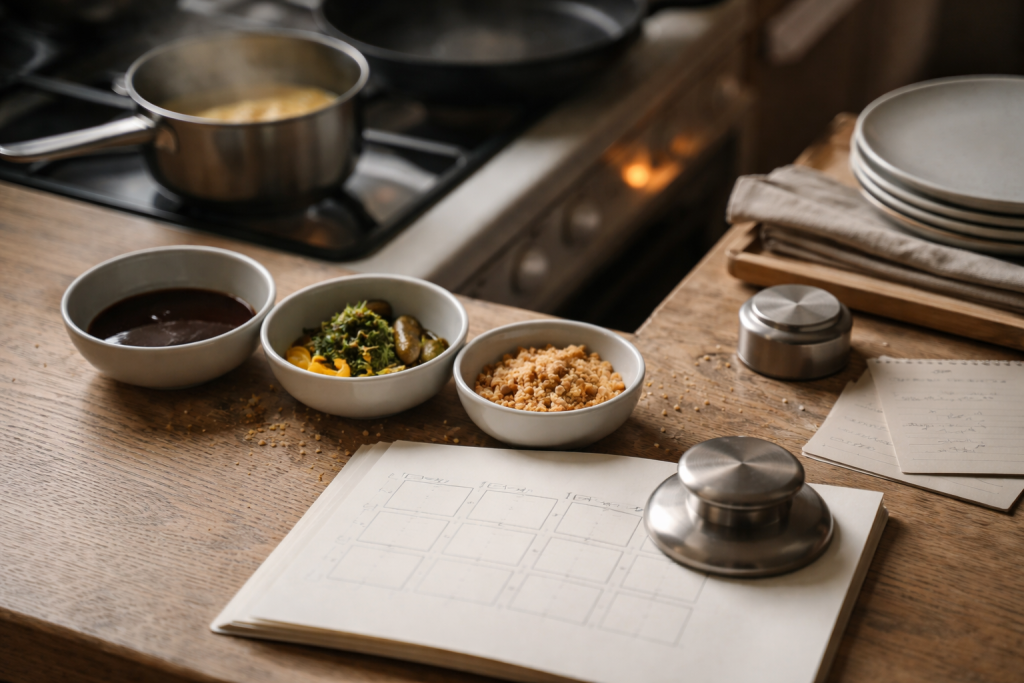 Værtens rolige plan: sådan bygger du en gæstemiddag, der holder tidsplanen