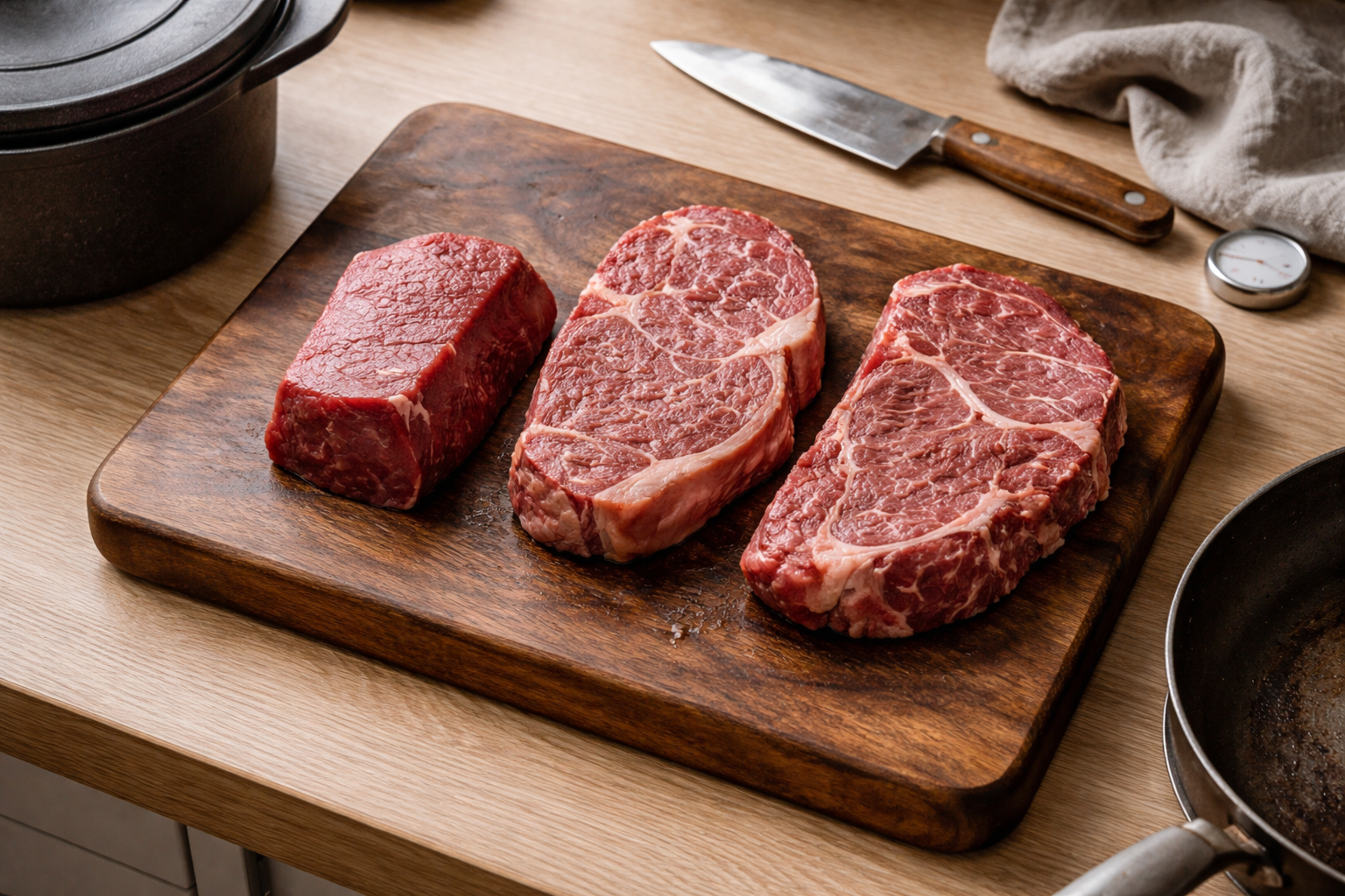 Kød uden gætværk: sådan matcher du udskæring, varme og tid
