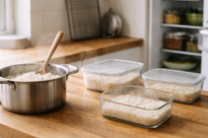 Risrester uden mavekneb: min sikre rutine fra gryde til dag to