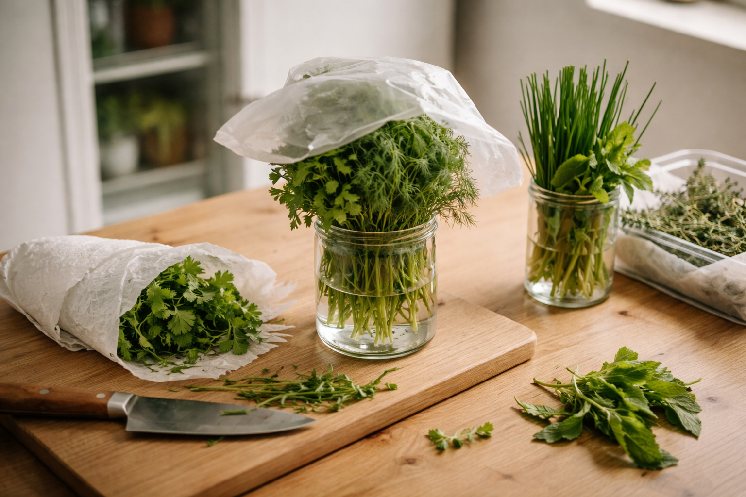 Urterne der overlever dit køleskab: min metode til friske krydderurter i 7 dage