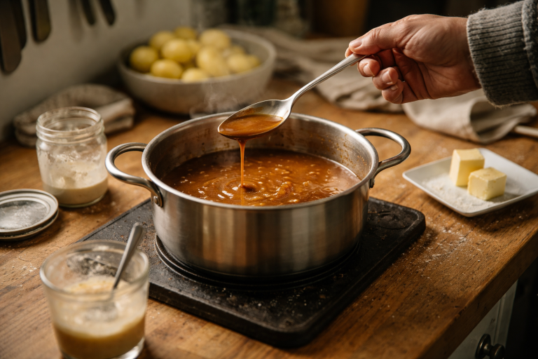 Når sovsen går galt (dit rolige redningstræ fem minutter før servering)