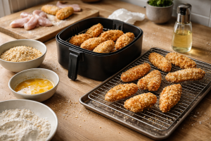 Skru op for sprødheden - panering der knaser i ovn og airfryer