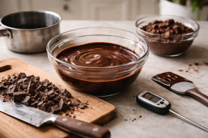 Chokolade uden panik i skålen