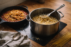 Den aften jeg skyllede al smagen af pastaen (og fandt ud af hvorfor den klistrer)