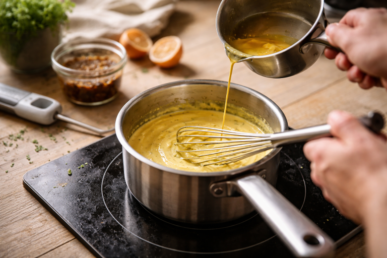 Bearnaise fra bunden: temperatur, smørklarering og redning hvis den skiller