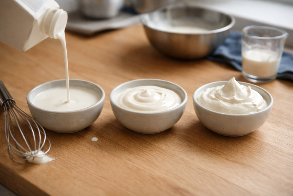 Heavy cream og double cream på dansk: sådan vælger du den rigtige fløde