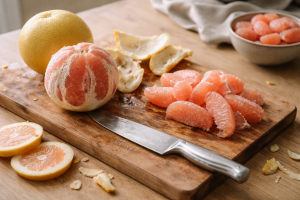Pomelo: Sådan skærer du den, hvordan den smager, og hvad du bruger den til