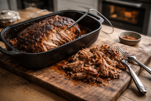 Pulled pork i ovn: Tid, temperatur, kernetemperatur og sådan får du det mørt